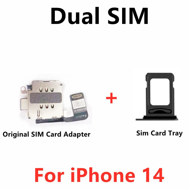 Original Dual Sim Card Reader connector Flex Cable For iPhone 14 Sim Card Tray Slot Holder Replacement Parts
Original Dual Sim Card Reader connector Flex Cable For iPhone 14 Sim Card Tray Slot Holder Replacement Parts