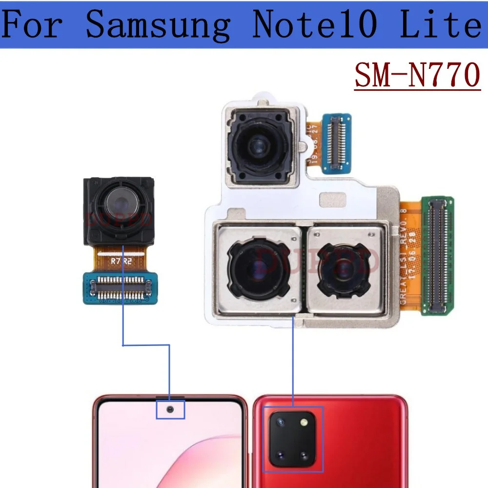Оригинальная задняя/фронтальная камера для Samsung Galaxy Note10, Note 10 Lite, N770F/DS, N770F/DSM, Задняя Основная камера, модуль, гибкий кабель
Оригинальная задняя/фронтальная камера для Samsung Galaxy Note10, Note 10 Lite, N770F/DS, N770F/DSM, Задняя Основная камера, модуль, гибкий кабель