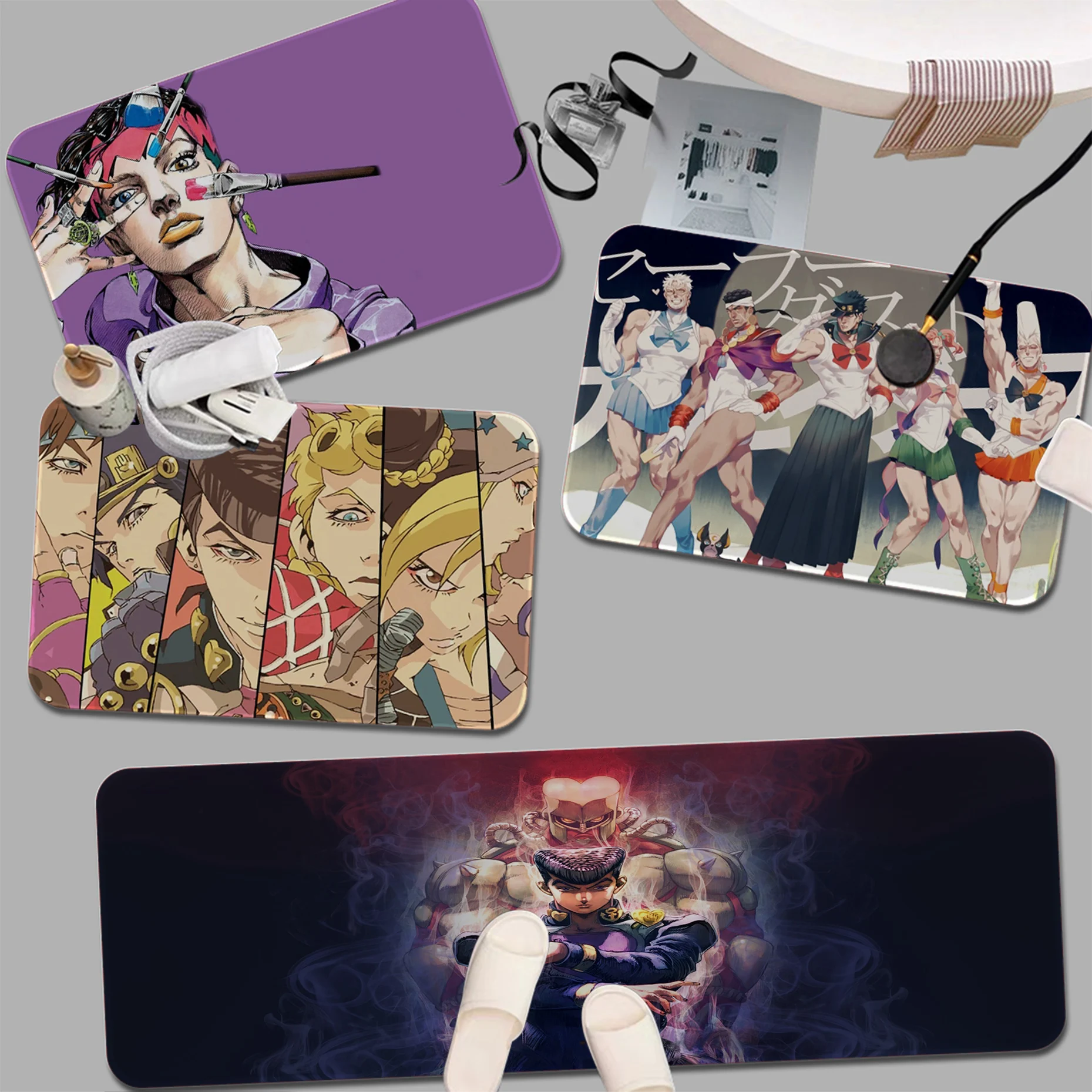 JOJO Bizarre Adventure Floor Mat Non-Slip Laundry Room Mat Laundry Decor Balcony Child Living Room Bedside Mats
JOJO Bizarre Adventure Floor Mat Non-Slip Laundry Room Mat Laundry Decor Balcony Child Living Room Bedside Mats