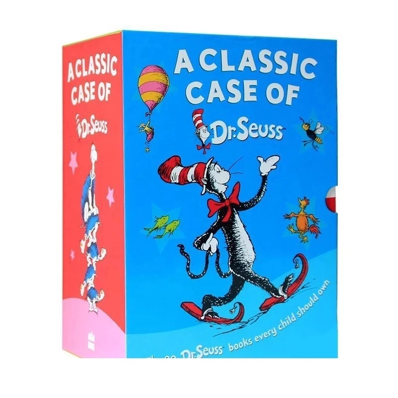 

Random 10 Books A Classic Case of Dr. Seuss Series Interesting Story Children's Picture English Books Learning Toys For Kids