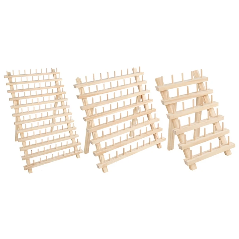 Sewing Thread Organizer Wooden Holder Thread Embroidery Rack Shelf Wall Hanging Stand Cones Foldable Needlework 30/80/120 Spools
Sewing Thread Organizer Wooden Holder Thread Embroidery Rack Shelf Wall Hanging Stand Cones Foldable Needlework 30/80/120 Spools