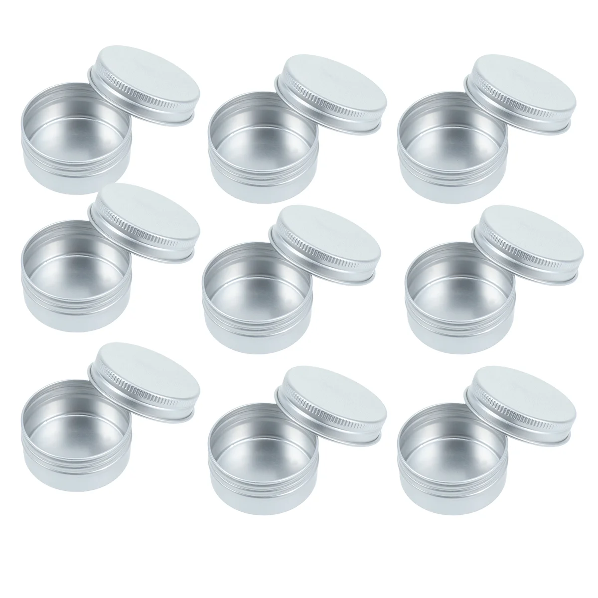 Tin Jars Containers Empty Tins Aluminumcosmetic Travel Cream Lip Jar Balm Screw Metal Lids Can Potmakeup Sample Round Pots Cans
Tin Jars Containers Empty Tins Aluminumcosmetic Travel Cream Lip Jar Balm Screw Metal Lids Can Potmakeup Sample Round Pots Cans