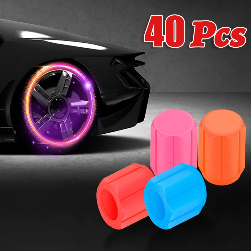 40Pcs Colorful Luminous Valve Caps Fluorescent Night Glowing Car Motorcycle Bike Tire Valve Cover Wheel Hub Styling Decoration
40Pcs Colorful Luminous Valve Caps Fluorescent Night Glowing Car Motorcycle Bike Tire Valve Cover Wheel Hub Styling Decoration