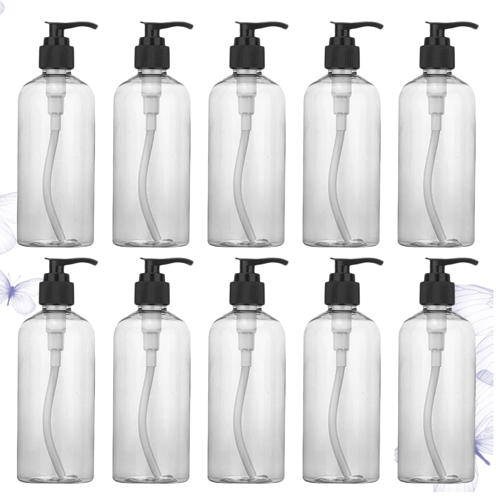 

Bottle Soap Pump Dispenser Lotion Bottles Bootle Refillable Shampoo Hand Clear Empty Dispensers Foaming Container Shower Kitchen