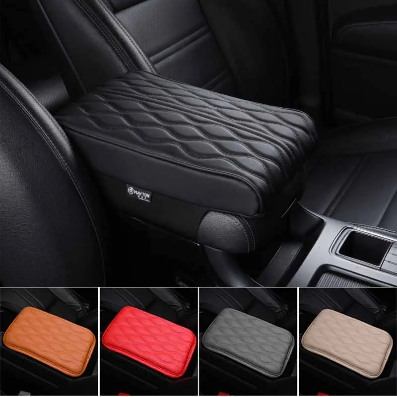 PU Leather Car Armrest Mat Center Console Wave Embroider Car Seat Box Protection Cushion Pillow Cover Protective Car Accessories
PU Leather Car Armrest Mat Center Console Wave Embroider Car Seat Box Protection Cushion Pillow Cover Protective Car Accessories
