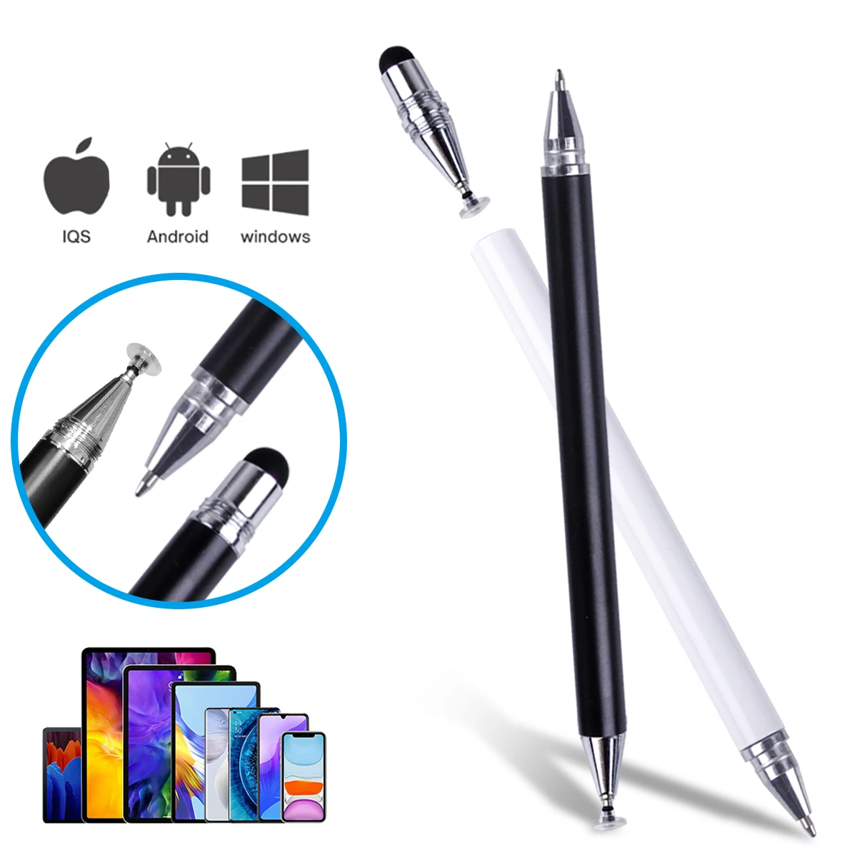 3 in 1 Universal Stylus Pen For Tablet Mobile Android ios Phone iPad Accessories Drawing Tablet Capacitive Screen Touch Pen
3 in 1 Universal Stylus Pen For Tablet Mobile Android ios Phone iPad Accessories Drawing Tablet Capacitive Screen Touch Pen