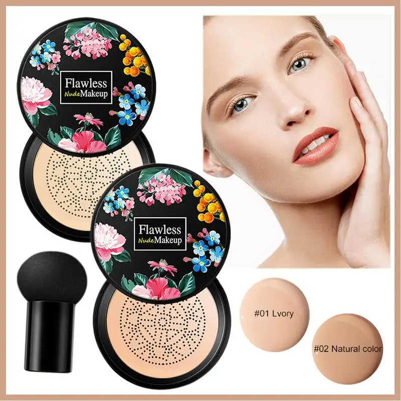 Mushroom Head Foundation Air Cushion CC Cream Moisturizing Long Lasting Face Comestics Natural Brighten Face Make Up
Mushroom Head Foundation Air Cushion CC Cream Moisturizing Long Lasting Face Comestics Natural Brighten Face Make Up
