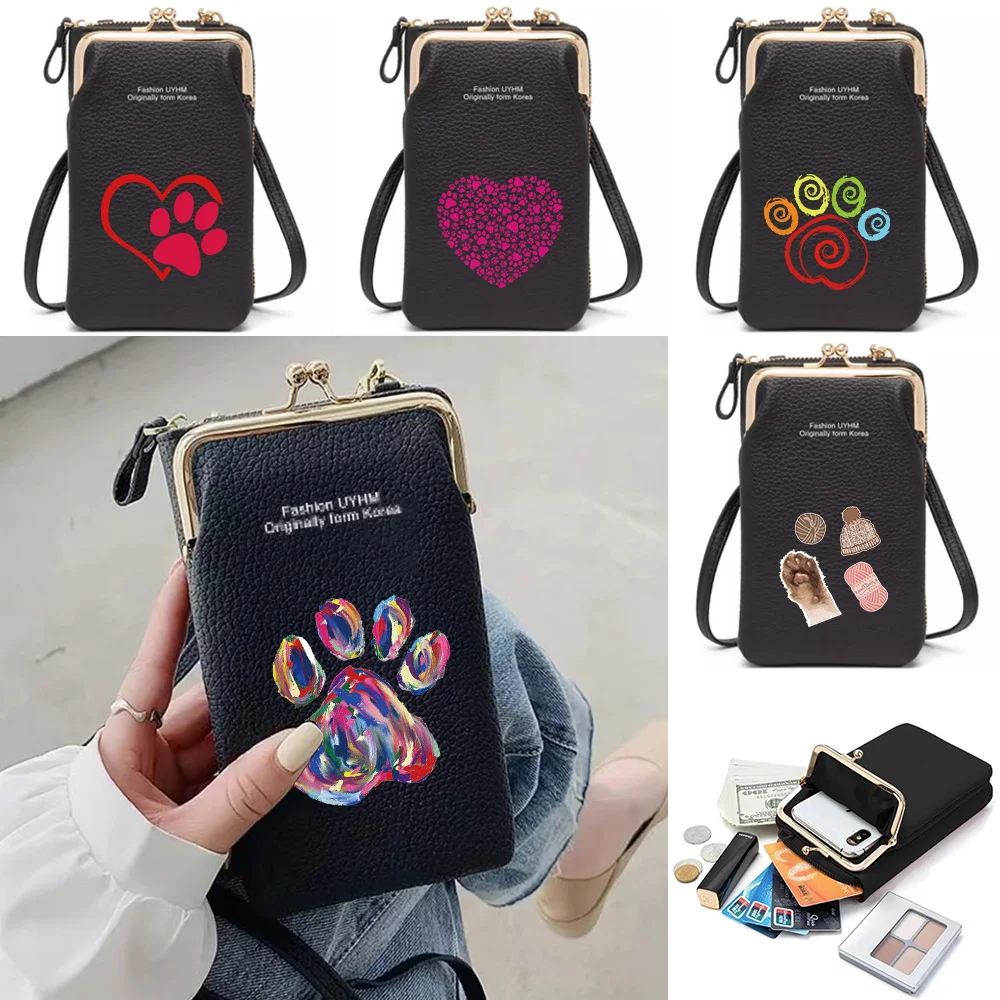 Fashion Ladies Small Crossbody Messenger Bags for Samsung/iPhone/Huawei/HTC Case Phone Wallet Footprints Print Card Holder Purse
Fashion Ladies Small Crossbody Messenger Bags for Samsung/iPhone/Huawei/HTC Case Phone Wallet Footprints Print Card Holder Purse