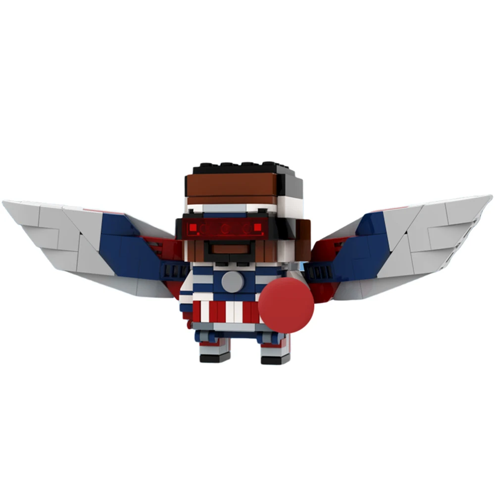 MOC America Falcon Owl Winter Soldier Movie Redwing Bird Building Blocks Assemble Construction Brick Parts Kid STEM Toy DIY Gift
MOC America Falcon Owl Winter Soldier Movie Redwing Bird Building Blocks Assemble Construction Brick Parts Kid STEM Toy DIY Gift