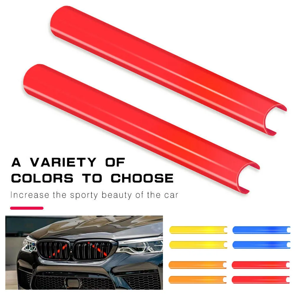 

2Pcs Car Front Grille Trim Strip For BMW F10 F11 F07 F18 F06 F12 F13 F01 F02 F03 F04 F48 F49 F45 F46 F39 Cover Frame Decorations