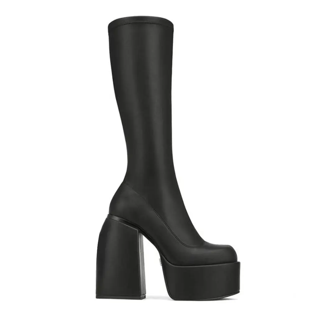 Gnazhee Women's Mid Calf Boots Shoes Great Quality Sexy Party Platform Fashionable High Heels Zipper Ladies Black White Red Blue
Gnazhee Women's Mid Calf Boots Shoes Great Quality Sexy Party Platform Fashionable High Heels Zipper Ladies Black White Red Blue