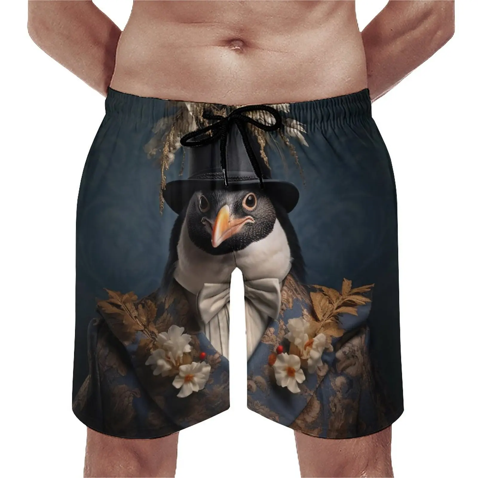 Penguin Board Shorts Summer Amazing Portraits Dapper Running Surf Board Short Pants Quick Drying Classic Oversize Swim Trunks 
Penguin Board Shorts Summer Amazing Portraits Dapper Running Surf Board Short Pants Quick Drying Classic Oversize Swim Trunks
