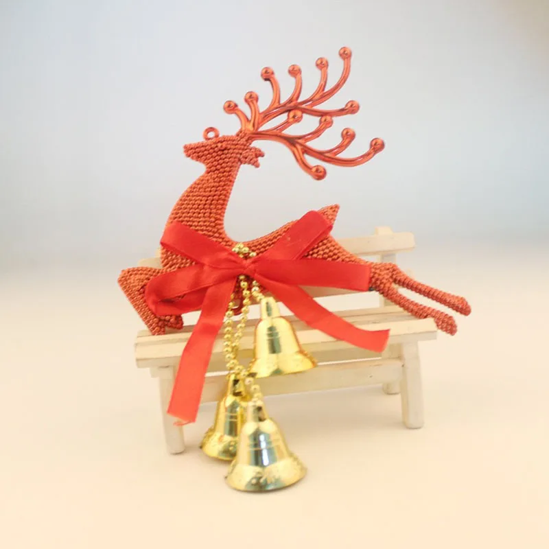 1PC Christmas Holiday Ornaments Deer Bell Pendant Decorative DIY Xmas Party Home Decoration Props
1PC Christmas Holiday Ornaments Deer Bell Pendant Decorative DIY Xmas Party Home Decoration Props