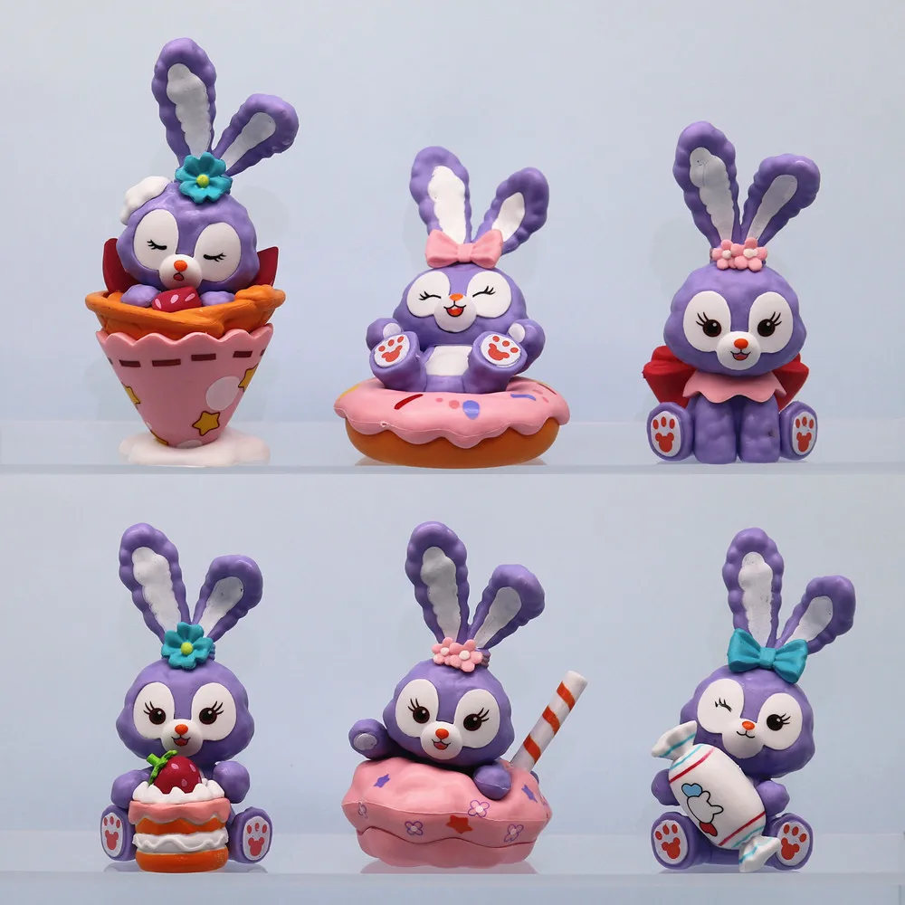 6Pcs/Set Disney Kawaii StellaLou Figure 9-11cm Lulu Sweet Rabbit PVC Model Figurine Lovely Bunny Collection Kids Toys Doll Gifts
6Pcs/Set Disney Kawaii StellaLou Figure 9-11cm Lulu Sweet Rabbit PVC Model Figurine Lovely Bunny Collection Kids Toys Doll Gifts