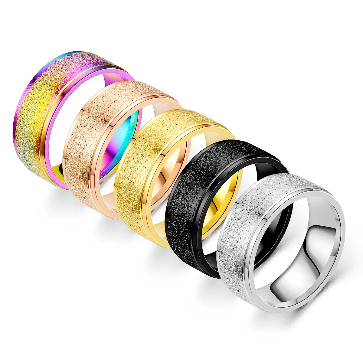 European and American Brushed Titanium Steel Ring Male Korean Version Simple Stainless Steel Couple Ring Jewelry Wholesale
European and American Brushed Titanium Steel Ring Male Korean Version Simple Stainless Steel Couple Ring Jewelry Wholesale