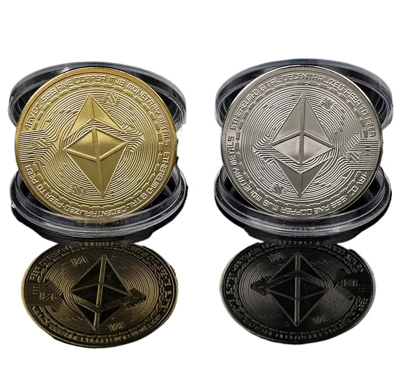 Физическая монета Ethereum
Физическая монета Ethereum