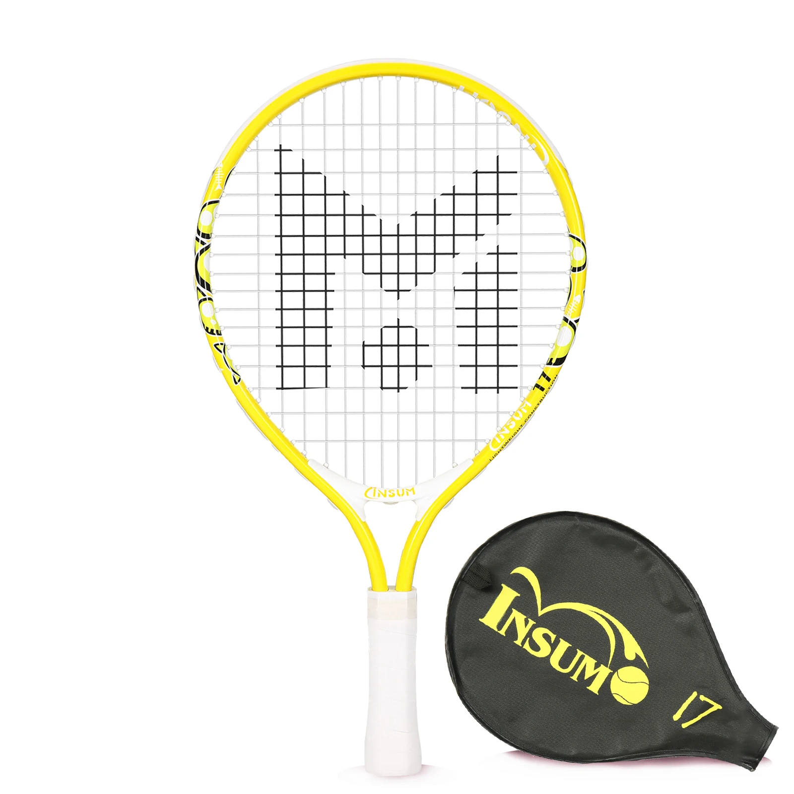

Детская Теннисная ракетка INSUM для начинающих, Детская Теннисная ракетка, Молодежная небольшая Теннисная ракетка с чехлом
