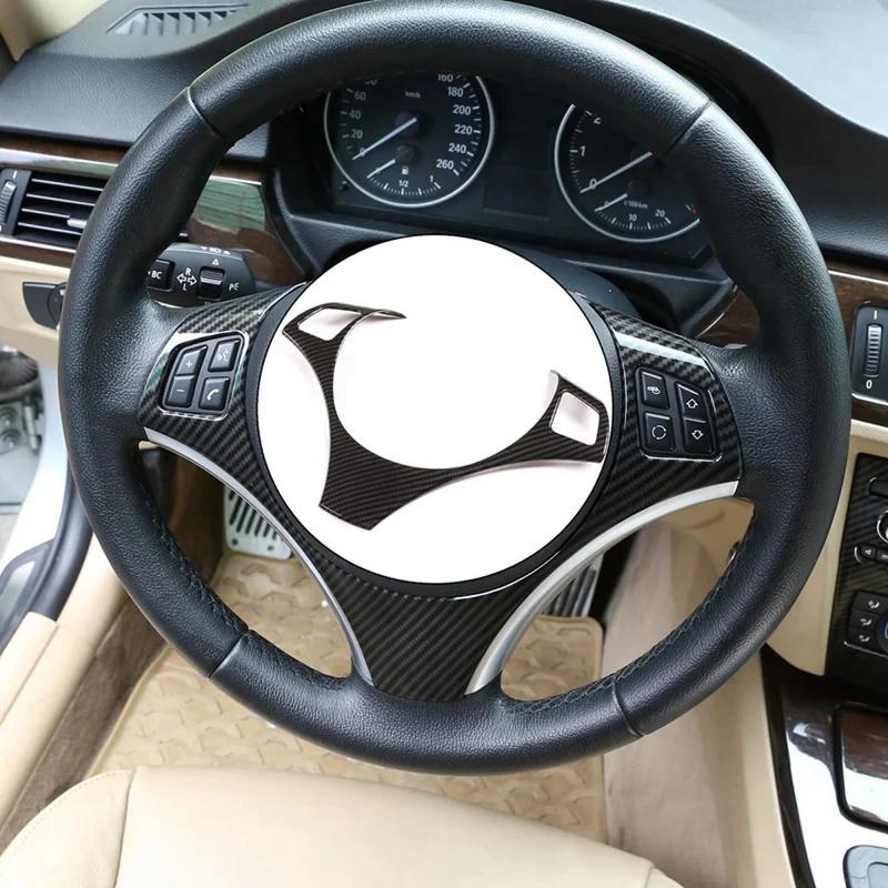 For BMW E90 3 Series E90 E92 320I 330I 325I 2005-2012 Car Steering Wheel Decoration Trim Accessories, ABS Carbon Fiber
For BMW E90 3 Series E90 E92 320I 330I 325I 2005-2012 Car Steering Wheel Decoration Trim Accessories, ABS Carbon Fiber