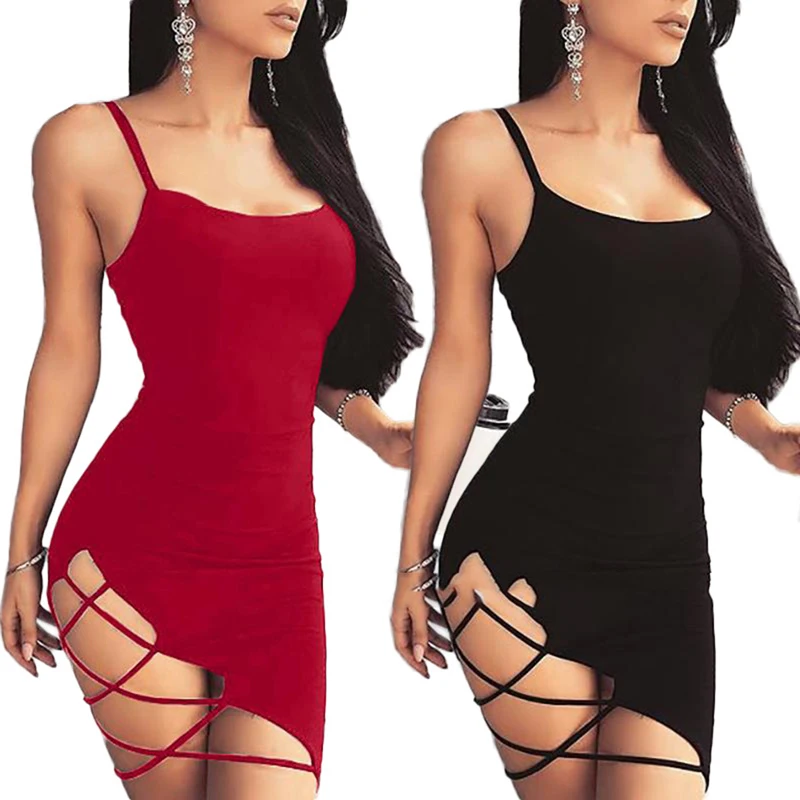Women Spaghetti Strap Dresses Vestidos 2022 Sexy Backless Sleeveless Side Hollow Out Mini Sling Dresses Sheath Hip Party Dress
Women Spaghetti Strap Dresses Vestidos 2022 Sexy Backless Sleeveless Side Hollow Out Mini Sling Dresses Sheath Hip Party Dress