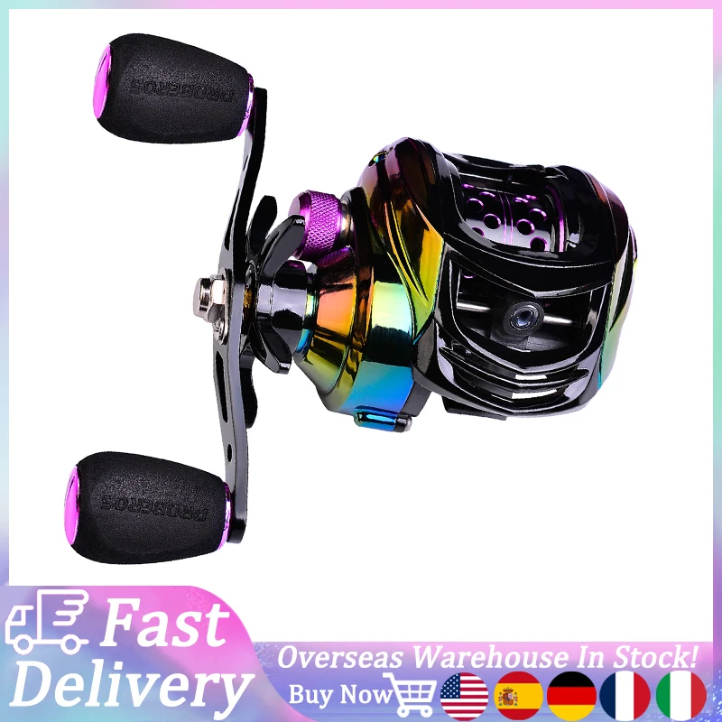 DW130P 9+1 BB Bearing Fishing Baitcast Reel High Speed 7.2:1 Fishing Reel Bait Cast Wheel Left/Right Hand Fishing Accessory Tool
DW130P 9+1 BB Bearing Fishing Baitcast Reel High Speed 7.2:1 Fishing Reel Bait Cast Wheel Left/Right Hand Fishing Accessory Tool