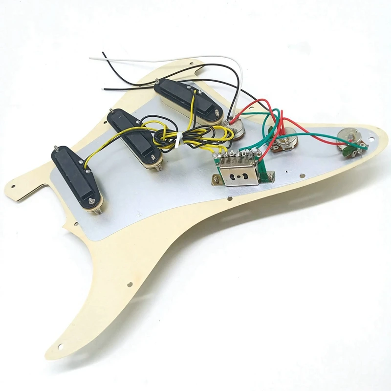3X Electric Guitar Pickguard Pickups Loaded Prewired Scratch Plate Assembly SSS Yellow
3X Electric Guitar Pickguard Pickups Loaded Prewired Scratch Plate Assembly SSS Yellow