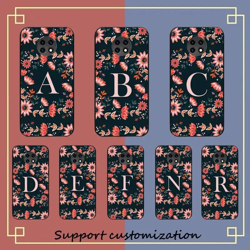 Cute 26 Flower Letters Phone Case for Redmi 8 9 9A for Samsung J5 J6 Note9 for Huawei NOVA3E Mate20lite cover
Cute 26 Flower Letters Phone Case for Redmi 8 9 9A for Samsung J5 J6 Note9 for Huawei NOVA3E Mate20lite cover