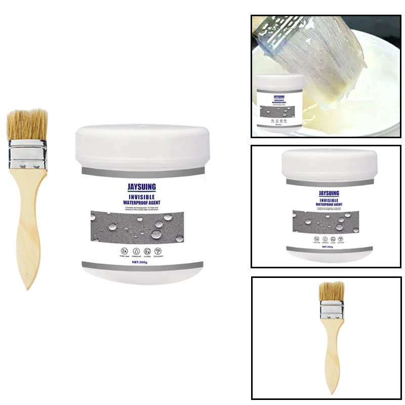Jaysuing Transparent Waterproof Glue Plus Brush Waterproof Leakproof Water-Based Sealant Anti-Leakage With Brush
Jaysuing Transparent Waterproof Glue Plus Brush Waterproof Leakproof Water-Based Sealant Anti-Leakage With Brush