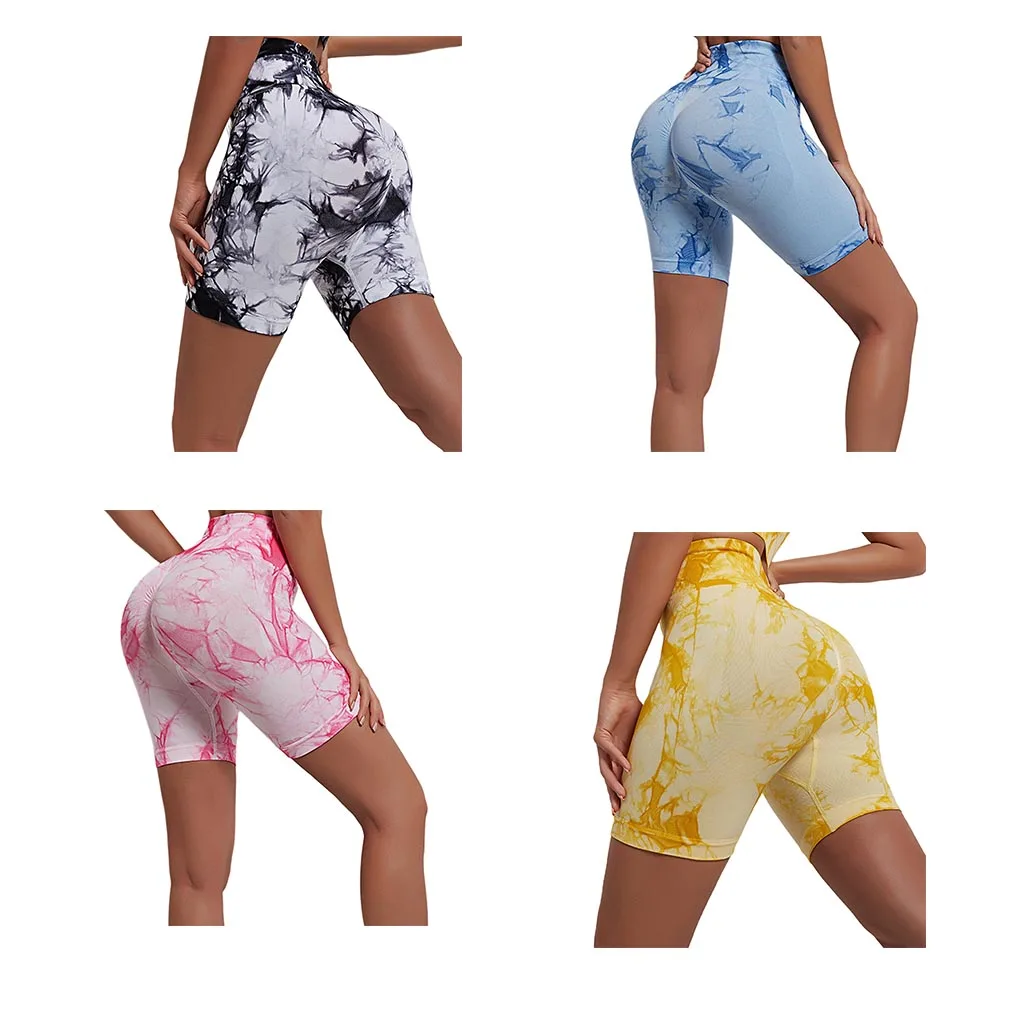 Women Tie Dye Yoga Shorts Push Up Lifting Fashion Leggings Trousers Elastic Bottom Sports Tights Fitness Running
Women Tie Dye Yoga Shorts Push Up Lifting Fashion Leggings Trousers Elastic Bottom Sports Tights Fitness Running