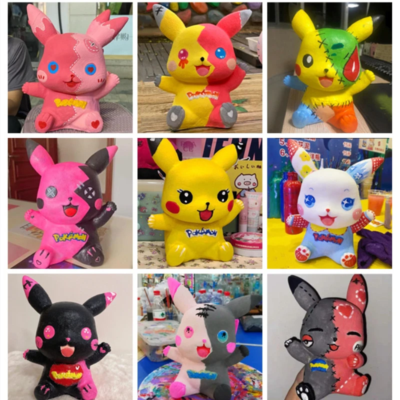 Pokemon Pikachu DIY Coloring Piggy Bank Handmade Graffiti Painting Toys Exercise Hands-on Ability Doll Coloring Family Game
Pokemon Pikachu DIY Coloring Piggy Bank Handmade Graffiti Painting Toys Exercise Hands-on Ability Doll Coloring Family Game