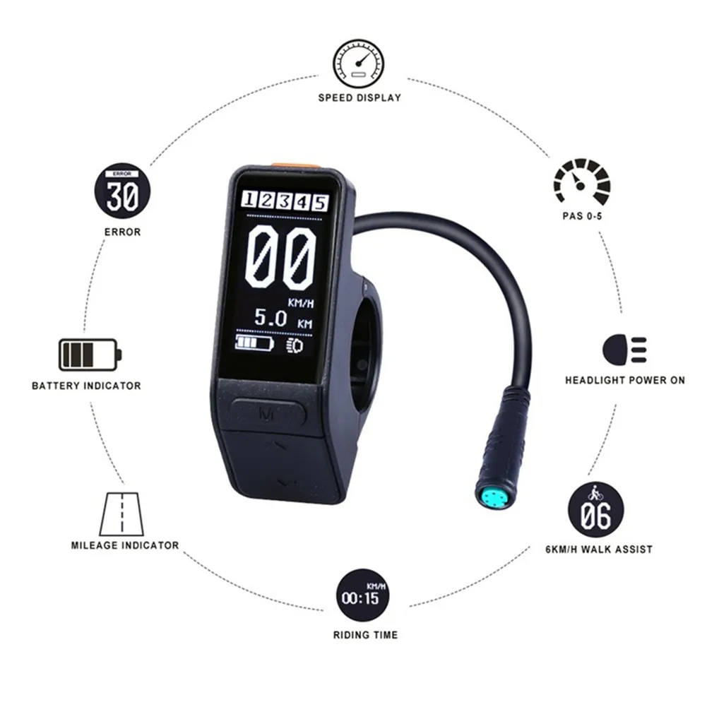 Electric Bike HMI SW102 Display For BAFANG Mid Hub Motor Conversion Kit Durable Waterproof 5pin Ebike Accessories Parts
Electric Bike HMI SW102 Display For BAFANG Mid Hub Motor Conversion Kit Durable Waterproof 5pin Ebike Accessories Parts