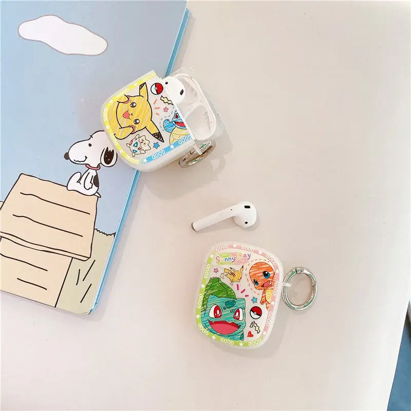 Bandai Pokemon Cartoon Earphone Case for AirPods 1/ 2 3 Graffiti Wireless Headset Cover for AirPods Pro Bluetooth-compatible
Bandai Pokemon Cartoon Earphone Case for AirPods 1/ 2 3 Graffiti Wireless Headset Cover for AirPods Pro Bluetooth-compatible