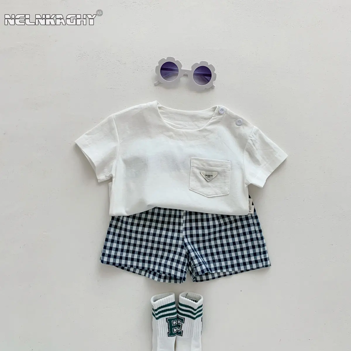Kids Baby Boys Summer Short Sleeve Solid Color Top T-shirts Pliad Shorts Toddler Infant Cotton Casual Clothing Set 2pcs
Kids Baby Boys Summer Short Sleeve Solid Color Top T-shirts Pliad Shorts Toddler Infant Cotton Casual Clothing Set 2pcs