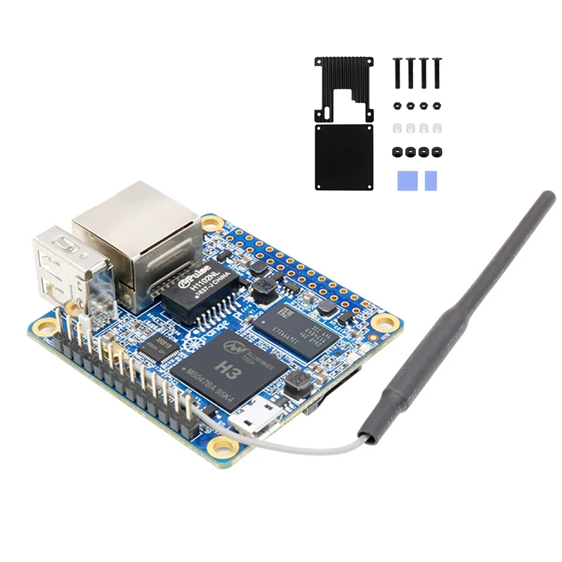 For Orange Pi Zero Development Board+Heat Sink 512M DDR3 Allwinner H3 Chip Onboard Wifi Programming Small Computer
For Orange Pi Zero Development Board+Heat Sink 512M DDR3 Allwinner H3 Chip Onboard Wifi Programming Small Computer