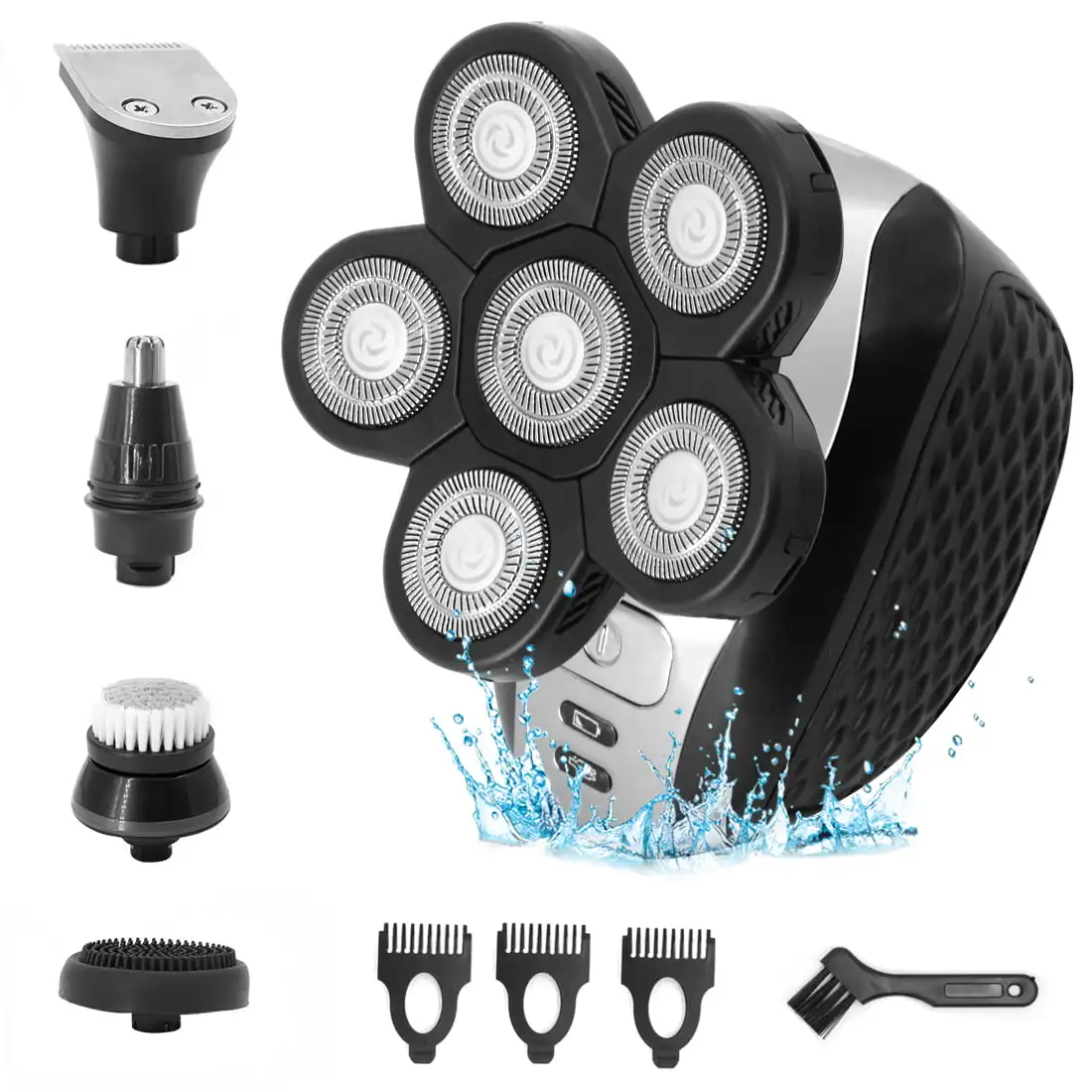 for Men, Upgrade 5 in 1 Shavers for Men, USB Rechargeable Electric Shavers for Men, Multifunctional Bald Head Shaver Grooming Ki
for Men, Upgrade 5 in 1 Shavers for Men, USB Rechargeable Electric Shavers for Men, Multifunctional Bald Head Shaver Grooming Ki
