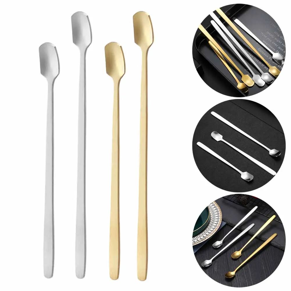 Coffee Spoon Spoon Tea Spoon Coffee Stirrers Milk Long Handle Spoon Stainless Steel Teaspoon Fast Ship Hot Sale
Coffee Spoon Spoon Tea Spoon Coffee Stirrers Milk Long Handle Spoon Stainless Steel Teaspoon Fast Ship Hot Sale
