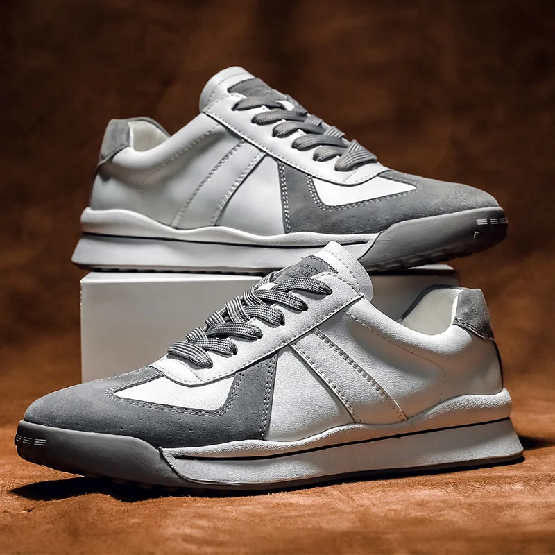 Men Leather Casual Shoes Street Fashion Comfortable Genuine Leather Sport Shoes Trend Sneakers Hot Sale
Men Leather Casual Shoes Street Fashion Comfortable Genuine Leather Sport Shoes Trend Sneakers Hot Sale