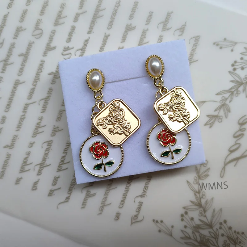 Earrings Rose Pearl S925 Silver Needle 1Pair Women Earrings Jewelry Gift Package Box Earrings For Girl Gold Color
Earrings Rose Pearl S925 Silver Needle 1Pair Women Earrings Jewelry Gift Package Box Earrings For Girl Gold Color
