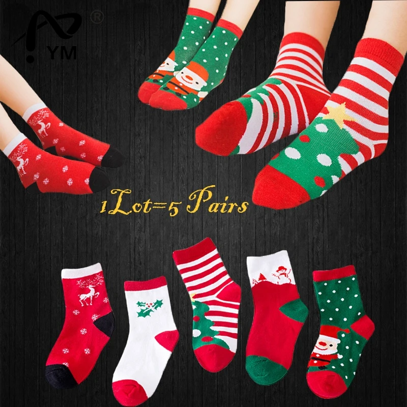 New 5Pairs Christmas 100% Cotton Baby Boys Girls Winter Socks Year Striped Keep Warm Floor Anti-skid Children's Socks 2-12 Years
New 5Pairs Christmas 100% Cotton Baby Boys Girls Winter Socks Year Striped Keep Warm Floor Anti-skid Children's Socks 2-12 Years