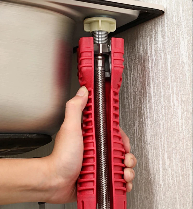 5 In 1 Flume Wrench Anti-slip Kitchen Sink Repair Tool Bathroom Multifuction Faucet Assembly Key Plumbing Installation Wrench
5 In 1 Flume Wrench Anti-slip Kitchen Sink Repair Tool Bathroom Multifuction Faucet Assembly Key Plumbing Installation Wrench