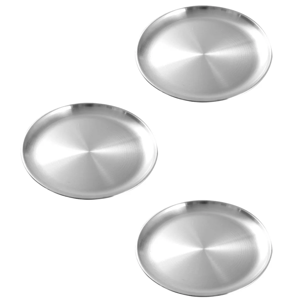3 Pcs Stainless Steel Food Tray Buffet Food Plate Durable Food Plate Dinner Plate
3 Pcs Stainless Steel Food Tray Buffet Food Plate Durable Food Plate Dinner Plate