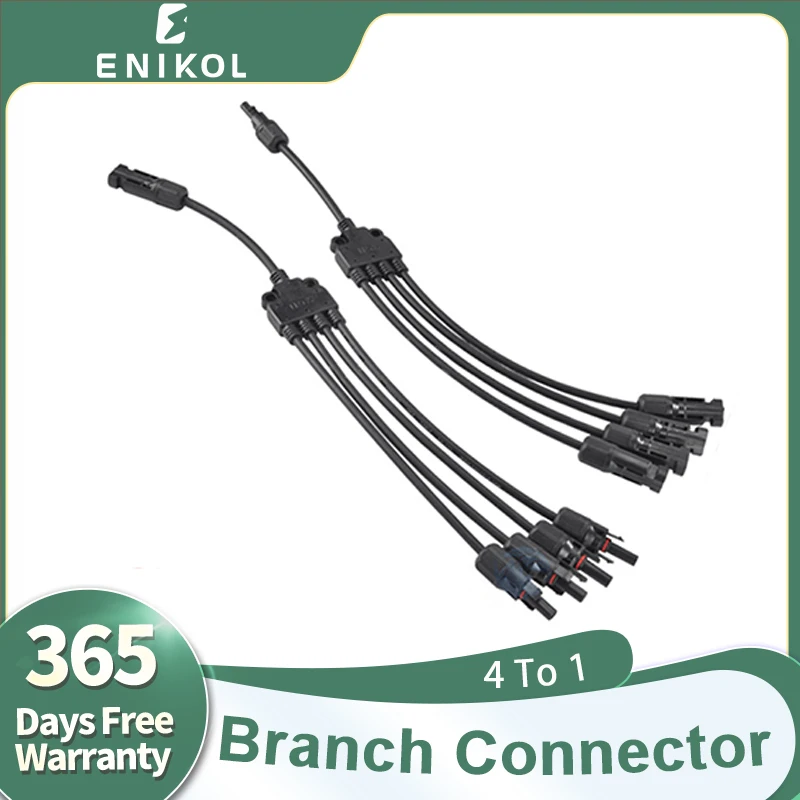 4 To 1 4y Branch Parallel Connection Electrical Solar Connector Photovoltaic 30A 1000V 2pcs Solar Panel Cable Wire Connect
4 To 1 4y Branch Parallel Connection Electrical Solar Connector Photovoltaic 30A 1000V 2pcs Solar Panel Cable Wire Connect