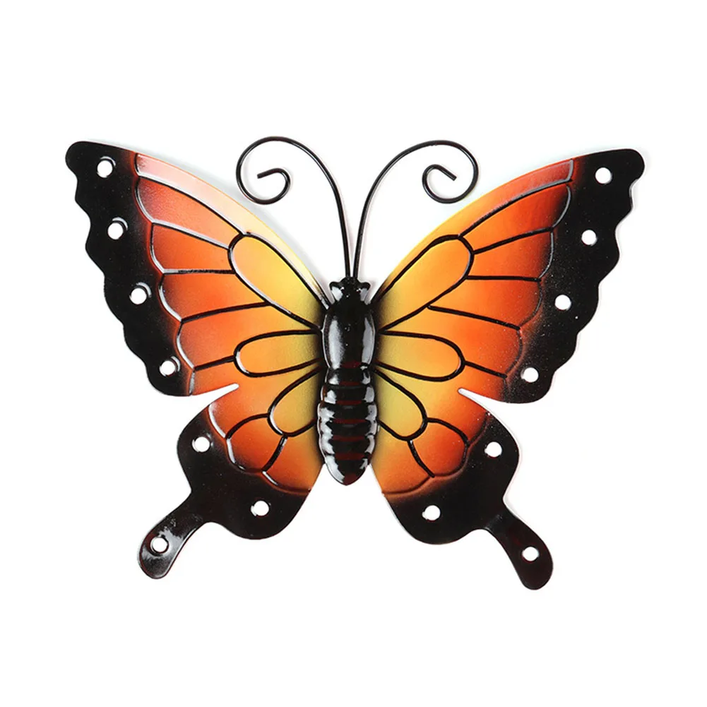 

Lifelike Iron Butterfly Wall Hanging Creative Metal Pendants Enhance Your Home Decor with a Touch of Nature 28*21cm