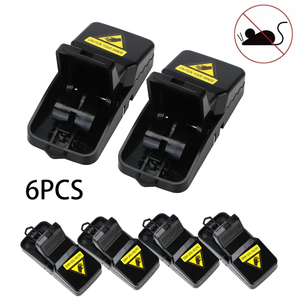 Automatic Mousetrap Reusable Rat Mice Catching 6pcs Small Rat Traps Mouse Pest Killer Plastic Mouse Trap
Automatic Mousetrap Reusable Rat Mice Catching 6pcs Small Rat Traps Mouse Pest Killer Plastic Mouse Trap