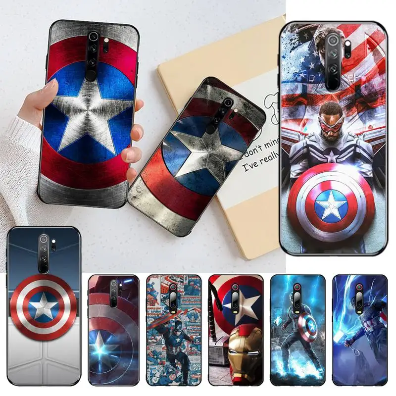 Marvel Superheroes Captain America Series Phone Case For Redmi 9A K20 K30 K40 Note 11E 11S 11 10 9 Pro Silicone Soft Cover
Marvel Superheroes Captain America Series Phone Case For Redmi 9A K20 K30 K40 Note 11E 11S 11 10 9 Pro Silicone Soft Cover