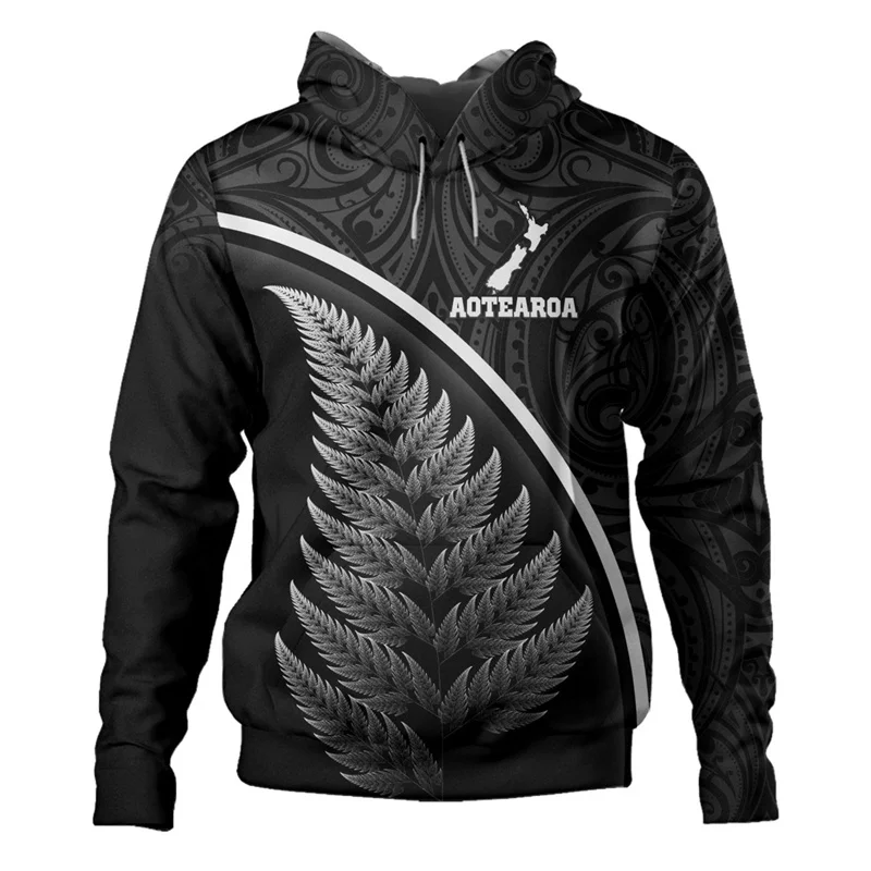 Худи с рисунком регби из Новой Зеландии Ora Silver Ferns Y2k флаг Новинка толстовки и