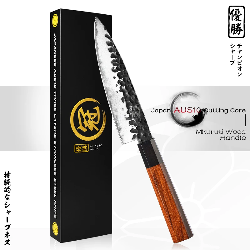 Grandsharp Handmade Petty Knife 5.7'' Japanese AUS10 3 Layers Steel Chef Japanese Kitchen Knife Home Cooking Tools Paring Knife
Grandsharp Handmade Petty Knife 5.7'' Japanese AUS10 3 Layers Steel Chef Japanese Kitchen Knife Home Cooking Tools Paring Knife