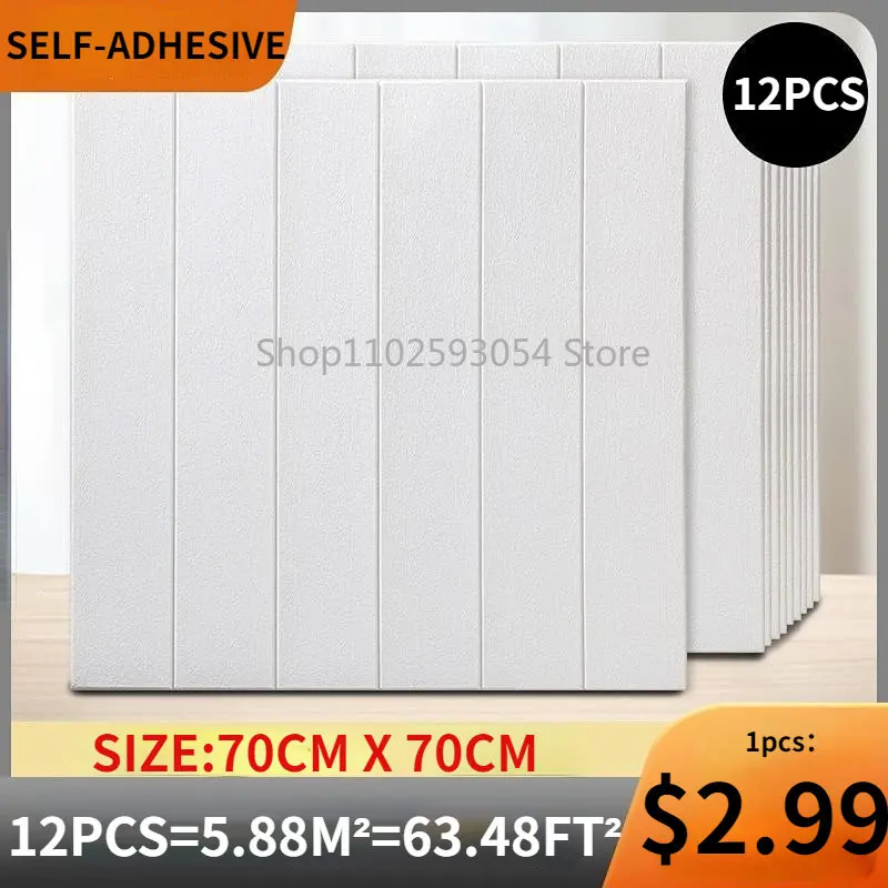 70cm X 70cm Self-adhesive Living Room Wall Stickers for Ceiling Bedroom Home Decoration Stickers Wall Protection Panels
70cm X 70cm Self-adhesive Living Room Wall Stickers for Ceiling Bedroom Home Decoration Stickers Wall Protection Panels