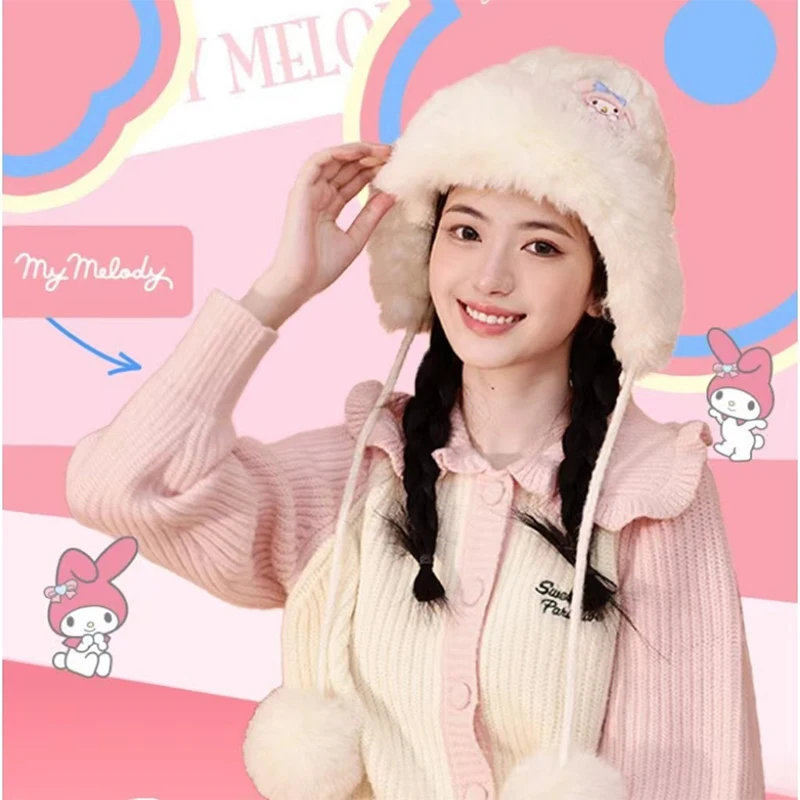 Sanrio Kuromi Cinnamoroll Kawaii Anime Knitted Fleece Hat My Melody Pochacco Cute Cartoon Winter Cap Girly Heart Gifts for Kids
Sanrio Kuromi Cinnamoroll Kawaii Anime Knitted Fleece Hat My Melody Pochacco Cute Cartoon Winter Cap Girly Heart Gifts for Kids