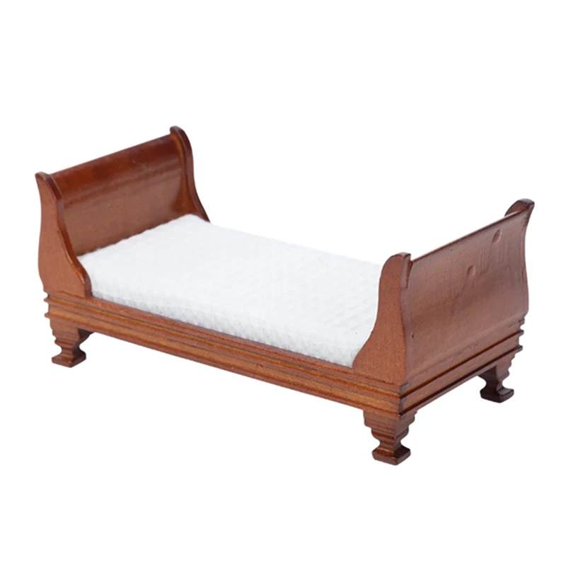 1/12 Dollhouse Mini Single Bed Home Bedroom Furniture Model Doll House Decor Accessories
1/12 Dollhouse Mini Single Bed Home Bedroom Furniture Model Doll House Decor Accessories