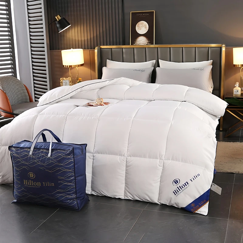Winter Silk Quilt Core Four Seasons Quilt Warm Double Bed Down Quilt Comfortable Air Conditioning Quilt
Winter Silk Quilt Core Four Seasons Quilt Warm Double Bed Down Quilt Comfortable Air Conditioning Quilt